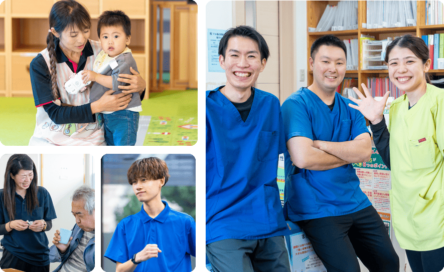 合同会社青山で働く元気なスタッフたち